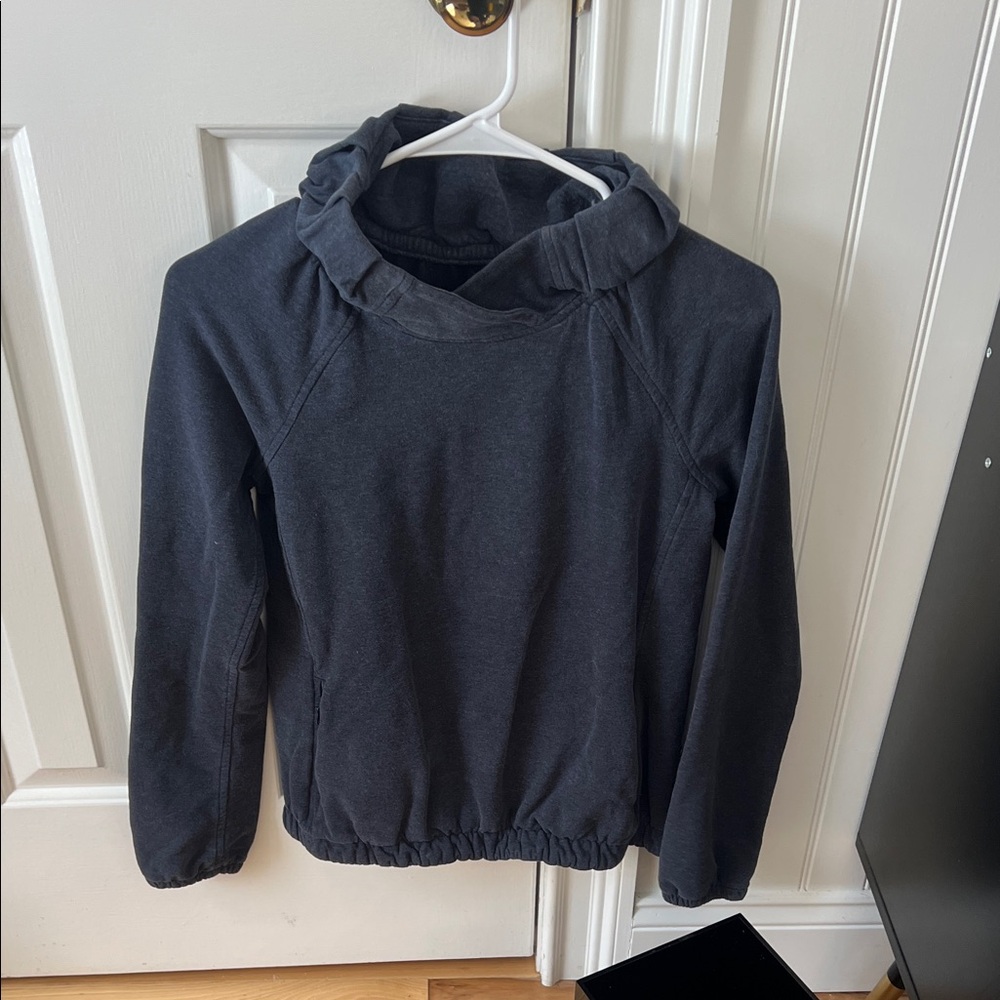 lululemon athletica Dark Gray Crew Neck Sweater